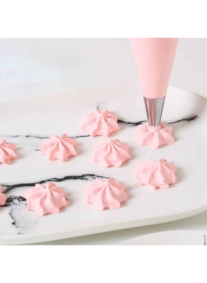 DUNISO 100pcs Thickened Disposable Anti-Burst Piping Bags, Cake Cream Pastry Bag, Dessert Biscuit Piping Bag, Household Baking Tool, Cake Decorating Tools 32.5cm*20cm - Image 4